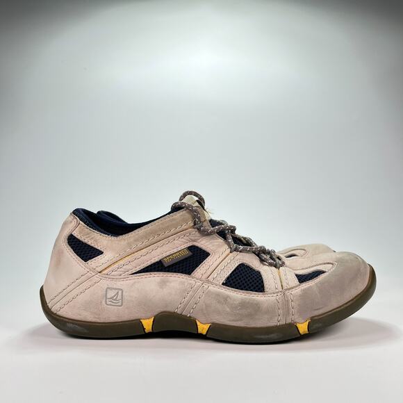 Sperry Top-Sider Light Tan Quadro Grip Boat Shoes Slip Resistant Men's Size 11M - Picture 1 of 11